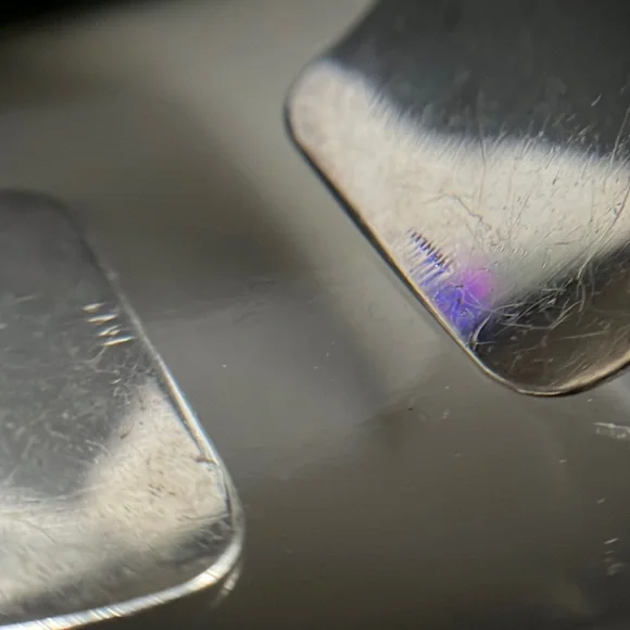 Mary Kay Sterling Silver Vintage Modernist Onyx Cuff Bracelet - Picture 12 of 17